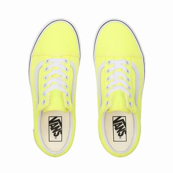 Damske Tenisky Vans Neon Old Skool Citrón/Biele VA38UVJDY